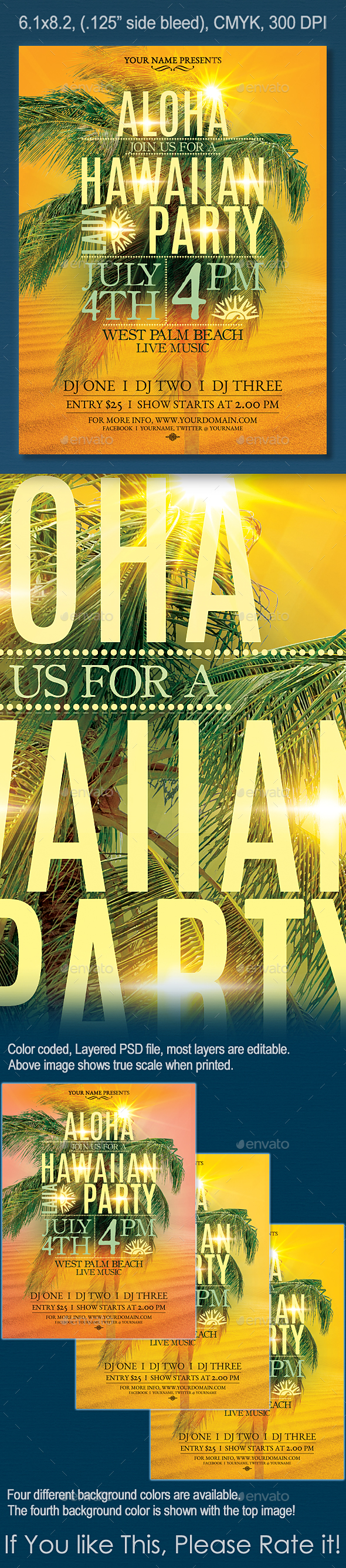 Beach Party Flyer - Clubs & Parties Events