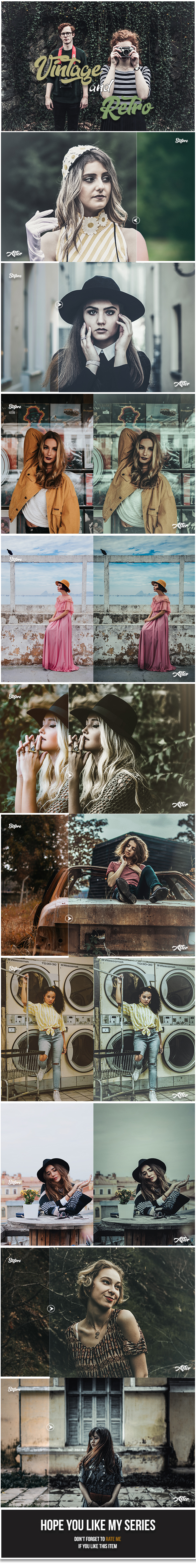 30 Vintage & Retro Lightroom Presets - Lightroom Presets Add-ons