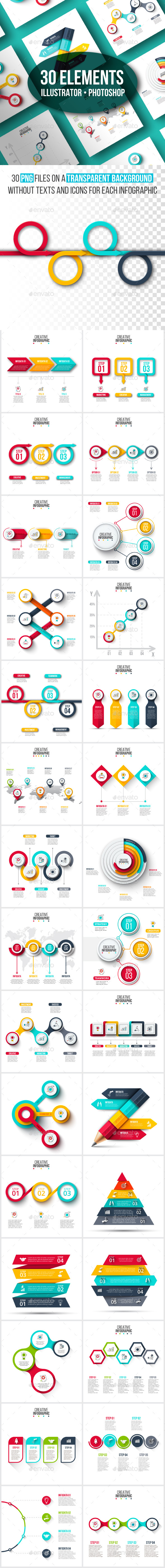 Creative infographic pack v.01