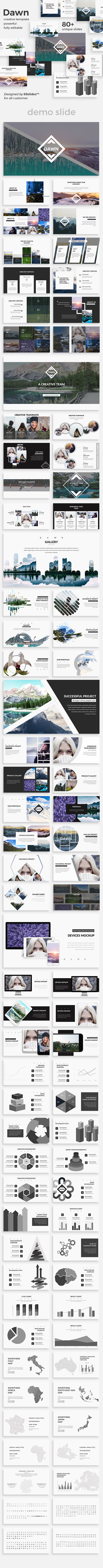Dawn Creative Google Slide Template - Google Slides Presentation Templates