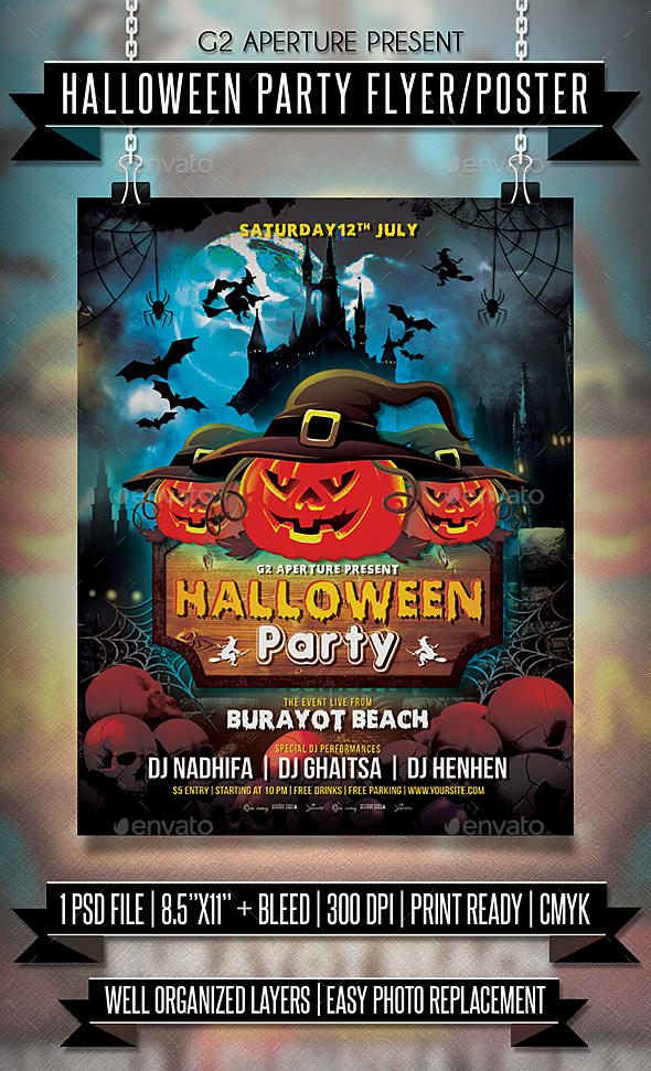 Halloween Party Flyer / Poster