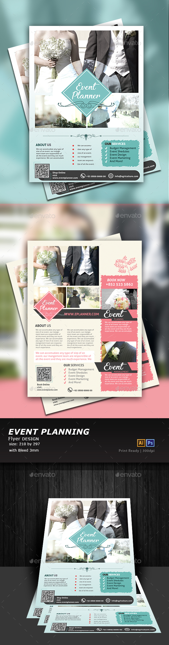 GraphicRiver Wedding Event Flyer 20847836