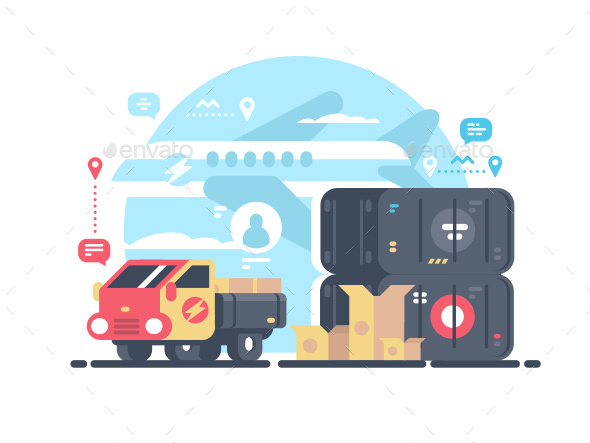 Transportation and Logistics - Man-made Objects Objects