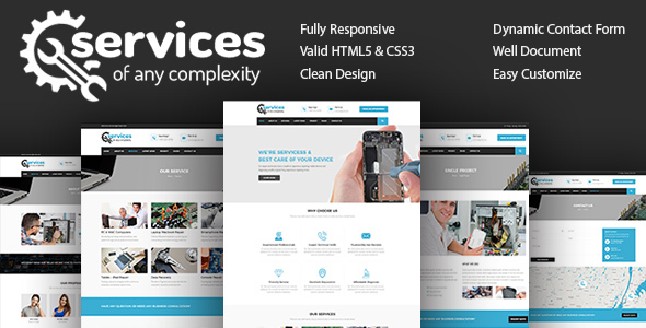 Special Services - Repair Responsive HTML 5 Template