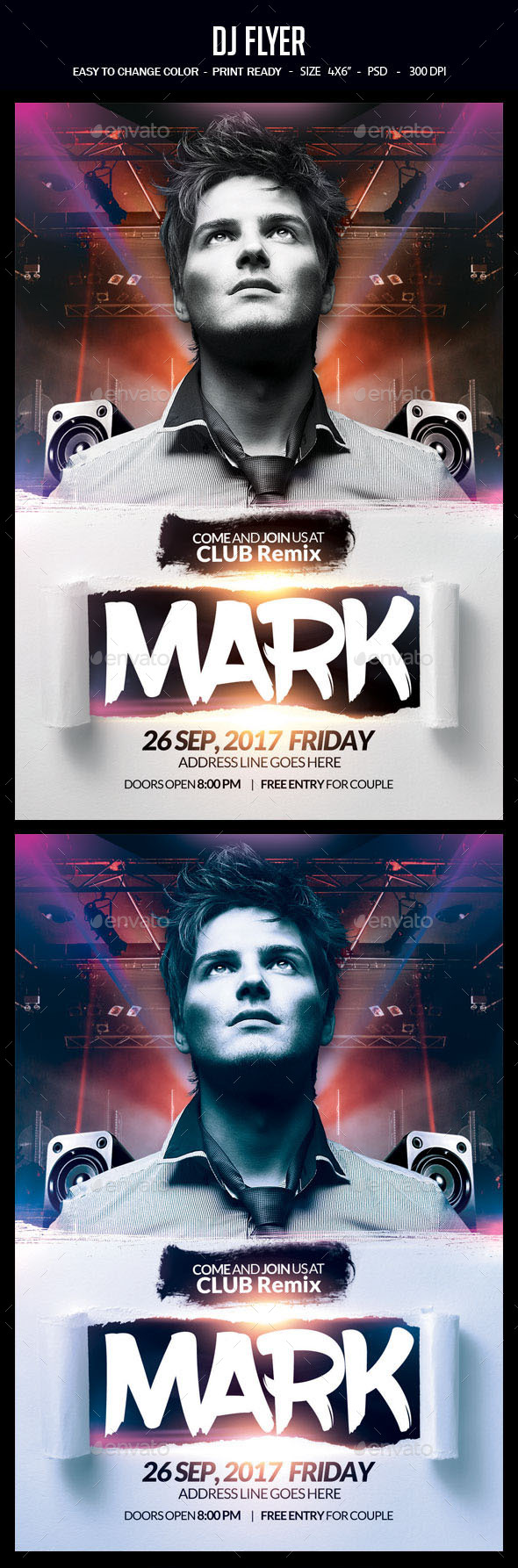 Dj Flyer - Clubs & Parties Events