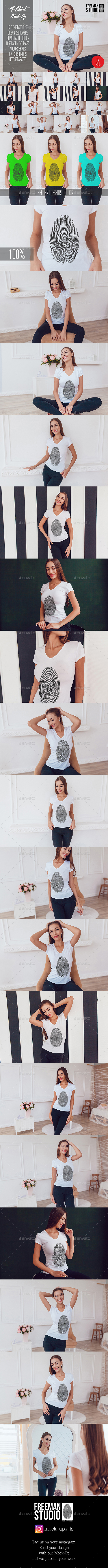 GraphicRiver T-Shirt Mock-Up Vol.16 2017 20828671 GraphicRiver T-Shirt Mock-Up Vol.16 2017 20828671