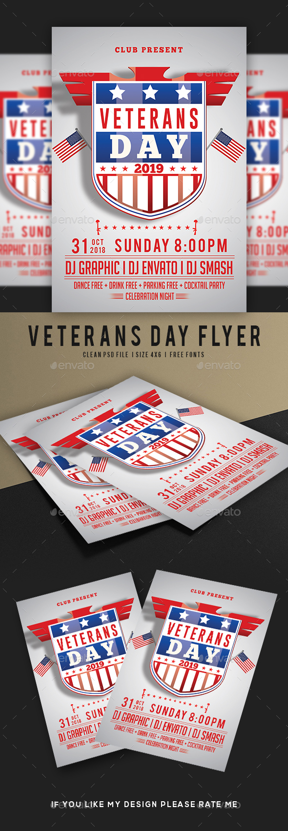 GraphicRiver Veterans Day 20849914