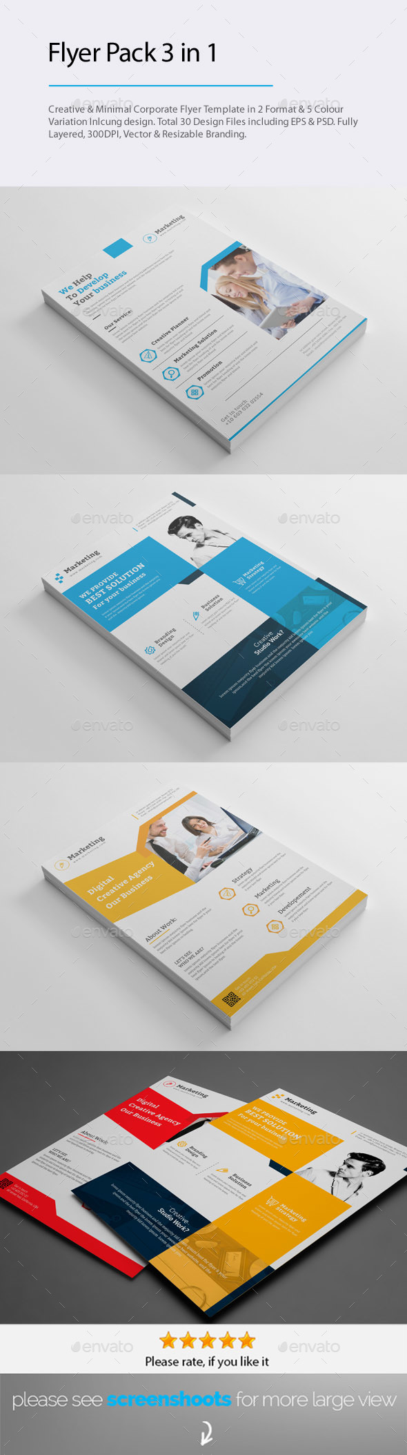 GraphicRiver Flyer Bundle 20850232 GraphicRiver Flyer Bundle 20850232