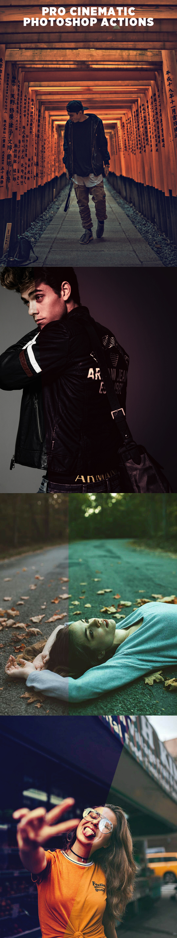 Pro Cinematic Photoshop Actions - Photo Effects Actions