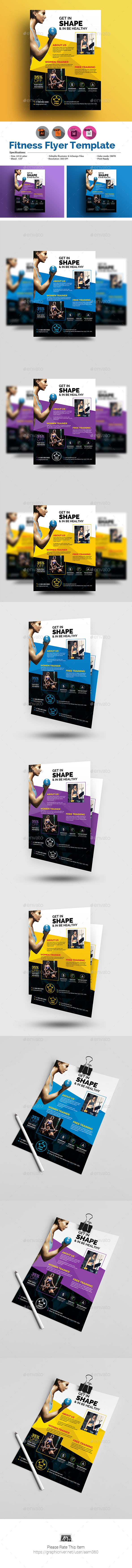 Fitness/Gym Flyer Template