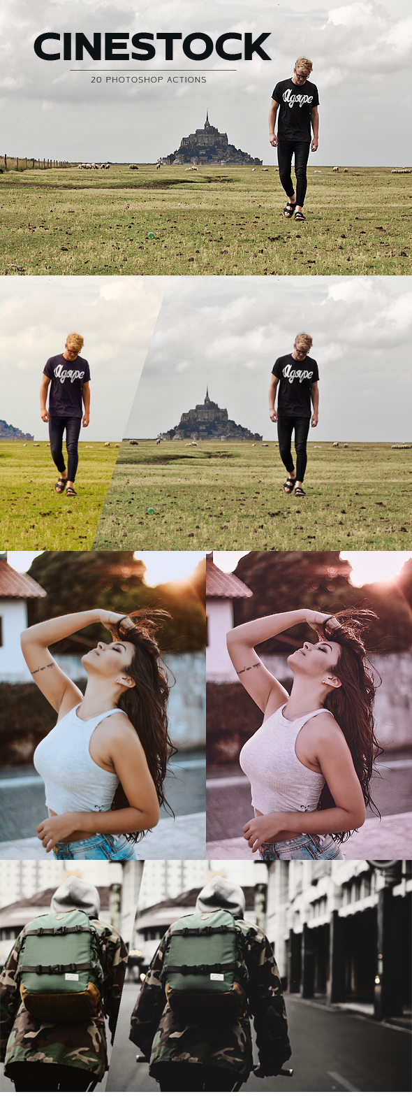 CineStock Photoshop Actions - Photo Effects Actions