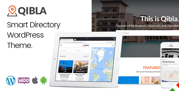 Qibla - WordPress Listing Directory Theme - Directory & Listings Corporate