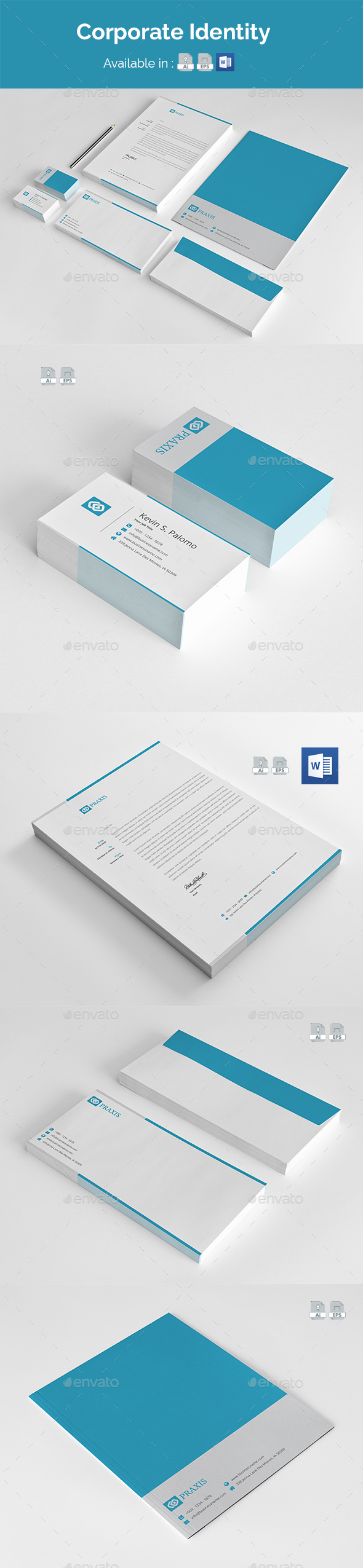 Corporate Identity - Stationery Print Templates