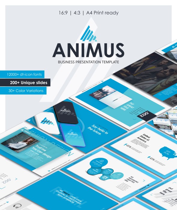 GraphicRiver Animus Multipurpose Keynote Template System 20851270