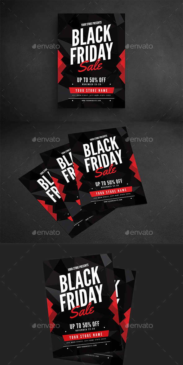 GraphicRiver Black Friday Sale Flyer 20851732
