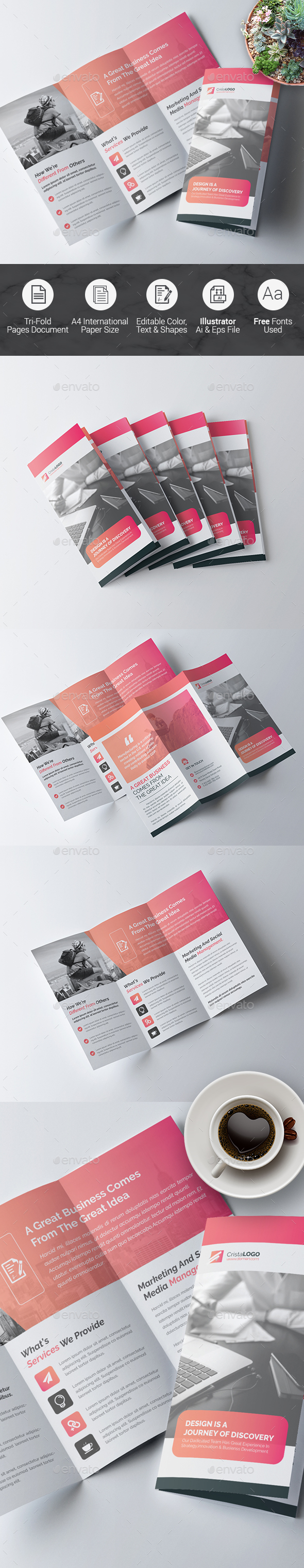 Tri fold Multipurpose Brochure - Corporate Brochures