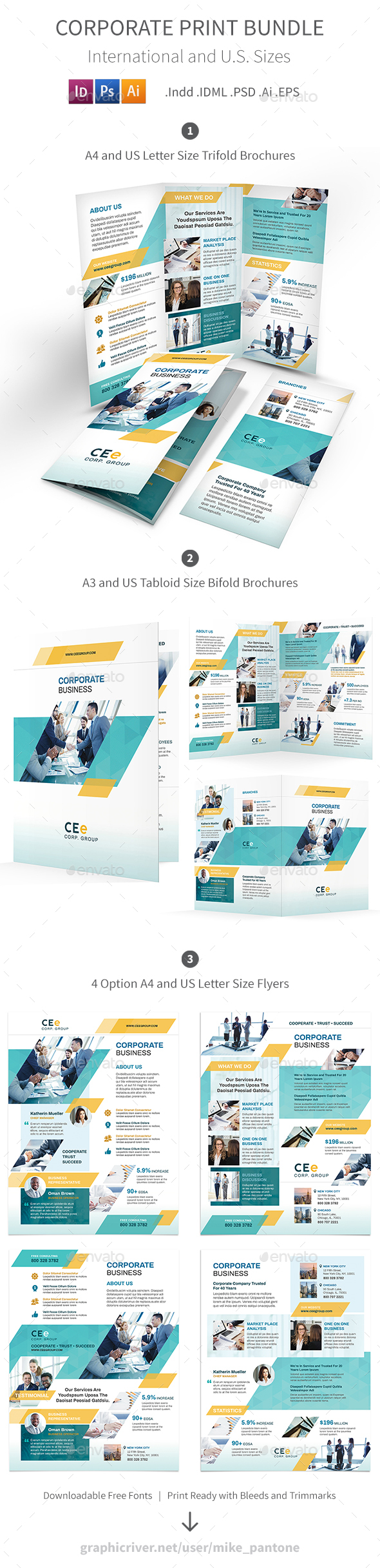 GraphicRiver Corporate Print Bundle 5 20852112 GraphicRiver Corporate Print Bundle 5 20852112
