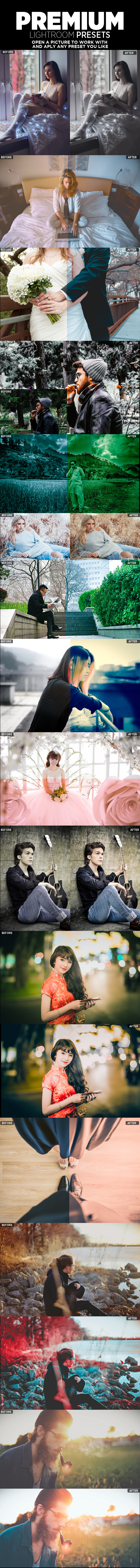 50 Premium Lightroom Presets - Lightroom Presets Add-ons