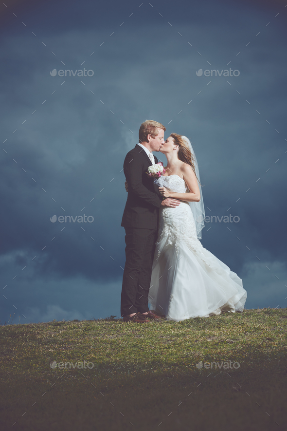 Happy Couple Just Married - Stock Photo - Images