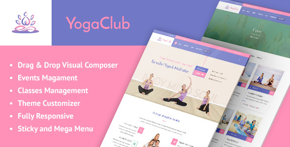 Yoga Club - Health and Yoga WordPress theme for Yoga Centers, Yoga Studios and Yoga Trainers - Health & Beauty Retail
