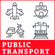Public Transport Icons