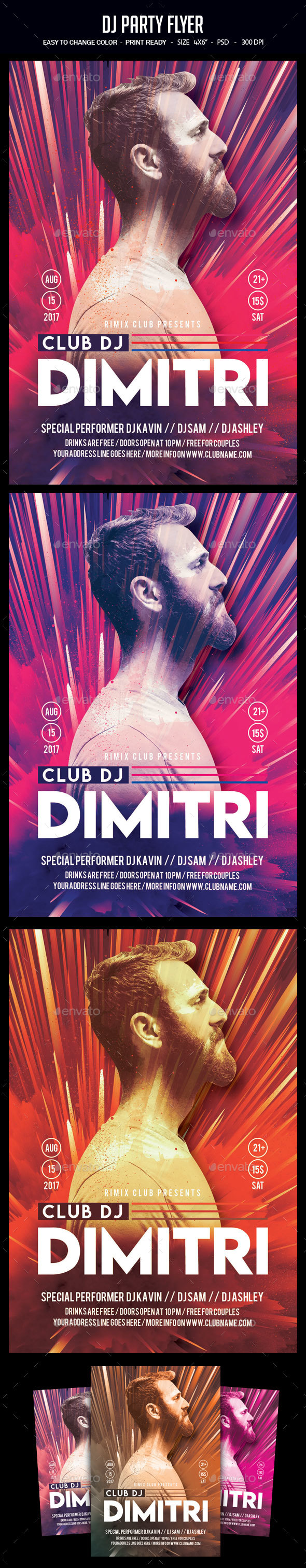 Dj Party Flyer - Clubs & Parties Events