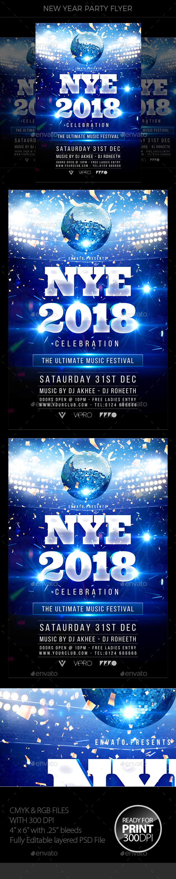 New Year Party Flyer