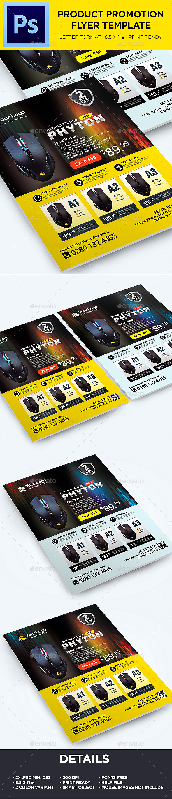 Product Flyer - Sale Promotion Flyer Template - Commerce Flyers