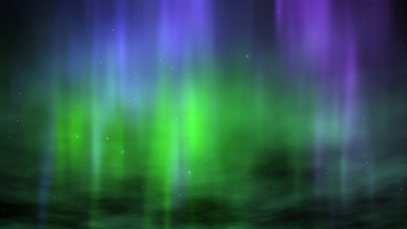 Dark Night Sky Aurora Background