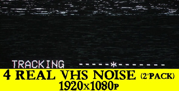 4 Vhs Real Footage Full Hd (2°pack)