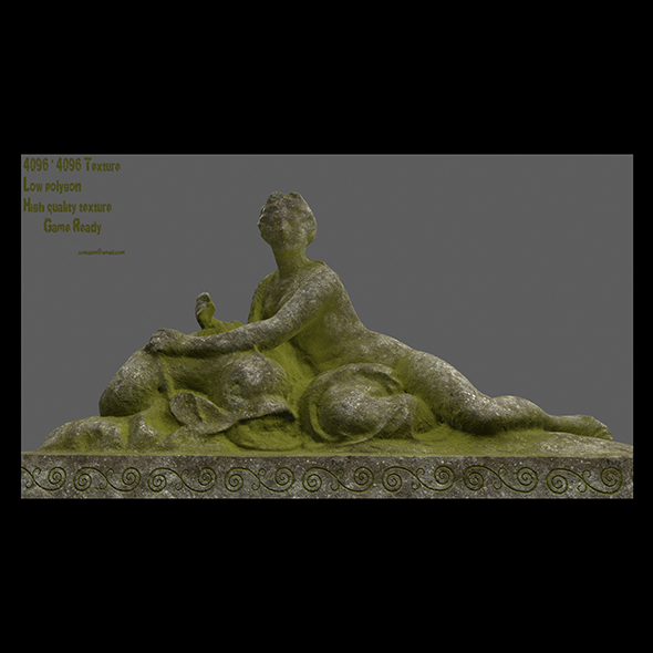 woman statue - 3Docean 20856069