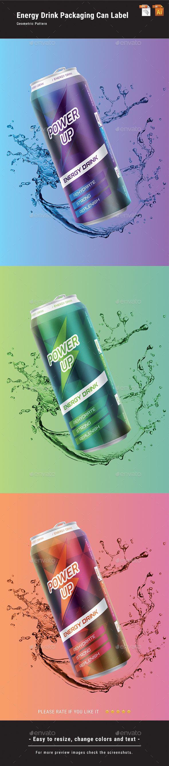 Energy Drink Packaging