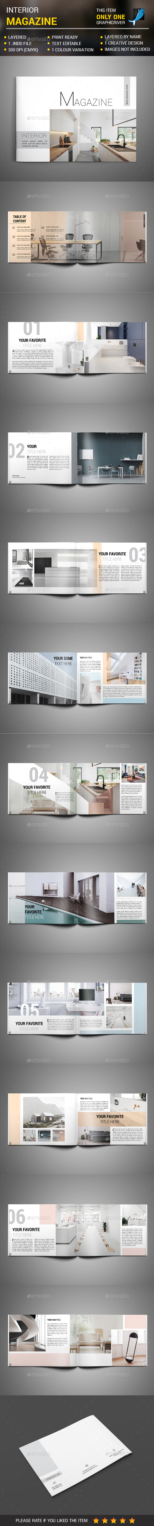 Landscape Interior Magazine - Magazines Print Templates