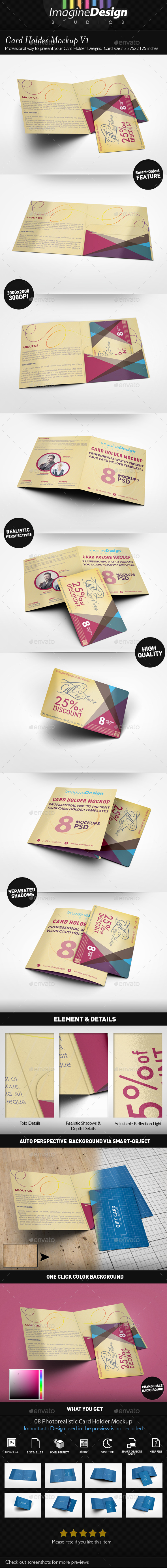 GraphicRiver Card Holder Mockup V1 20857209 GraphicRiver Card Holder Mockup V1 20857209