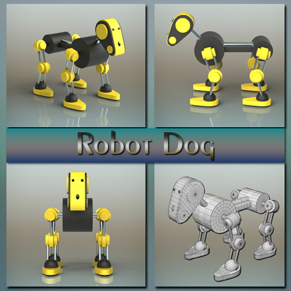 Robot Dog - 3Docean 20858487