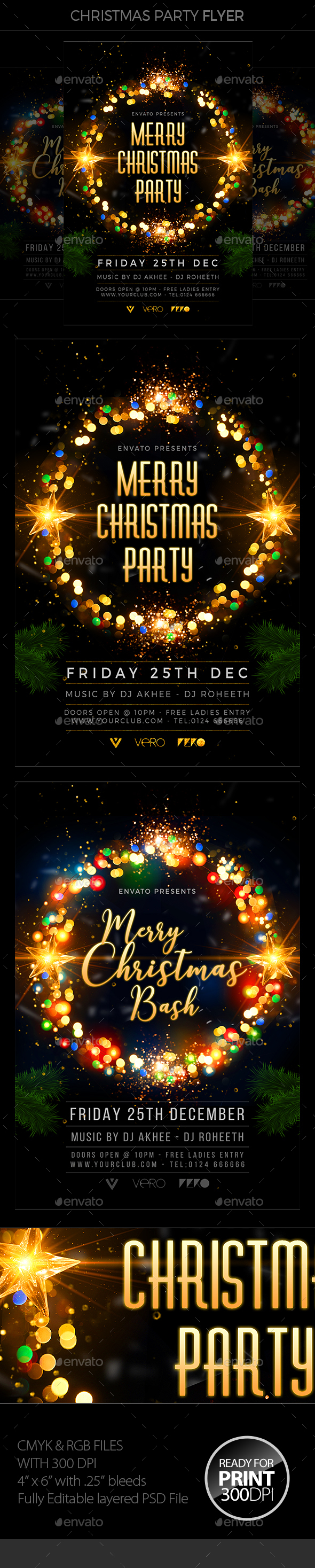 Christmas Flyer - Holidays Events