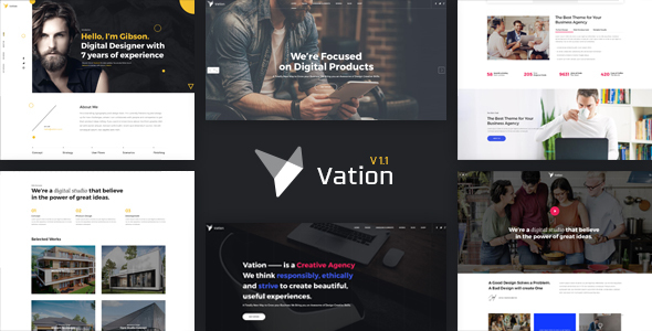 Vation | Responsive Multi-Purpose HTML5 Template - Business Corporate