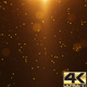 Gold Rain Particle Background 4K - VideoHive Item for Sale