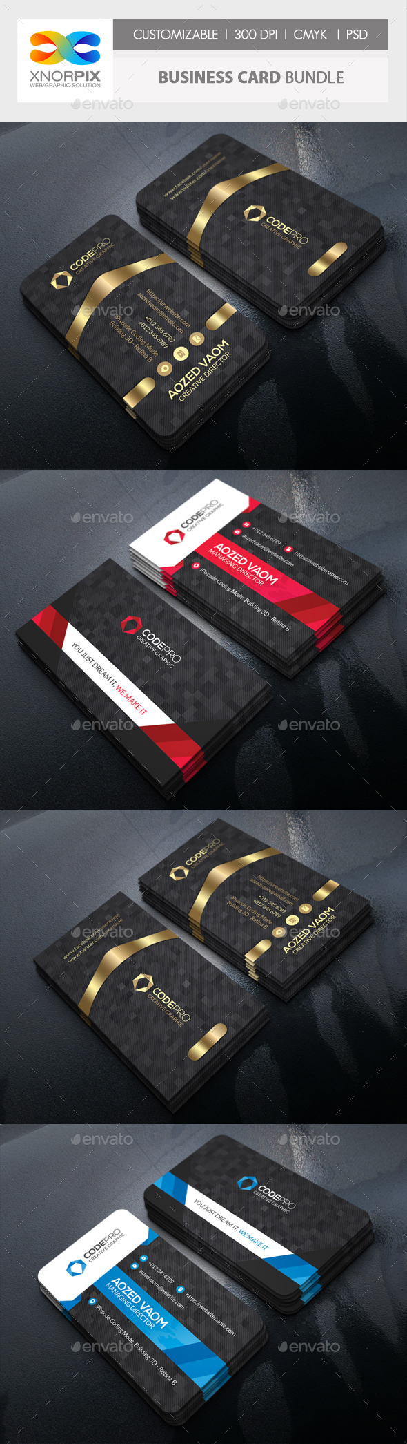 Business Card Bundle - Corporate Business Cards