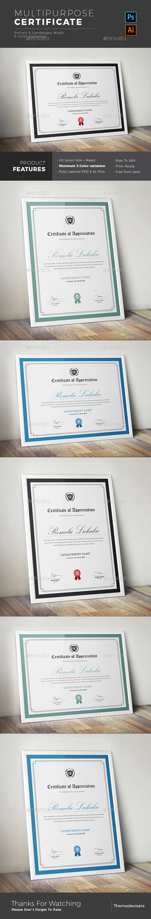 Certificate - Certificates Stationery