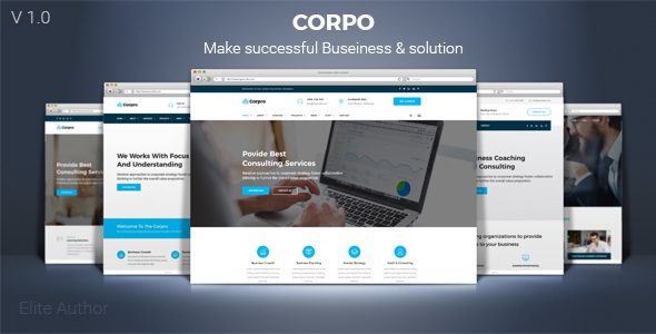 Great Corpro - Business Consulting and Professional Services HTML Template
