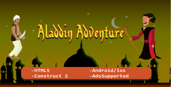 Aladdin Adventure Autorunner - CodeCanyon 20860153