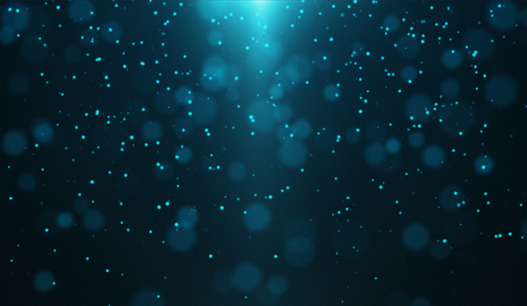 Blue Particle Background