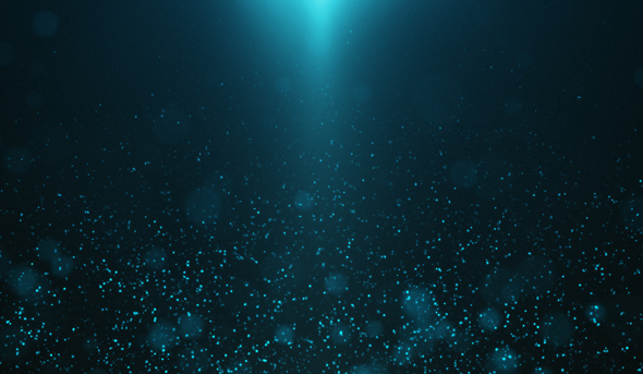 Blue Light Sparkles Background