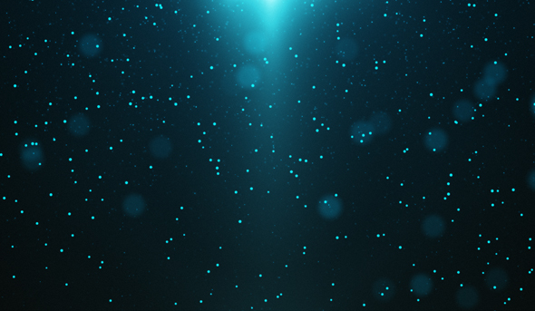 Blue Rain Particle Background