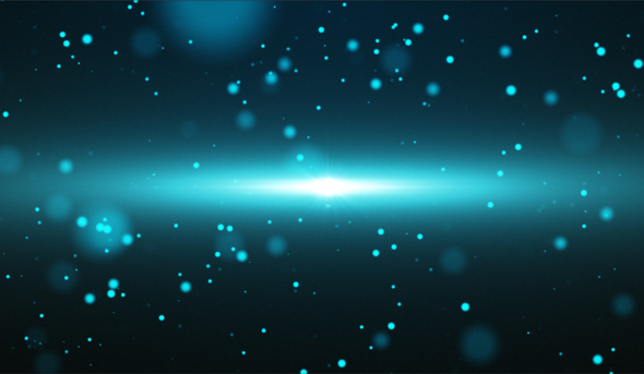 Blue Wind Particle Background