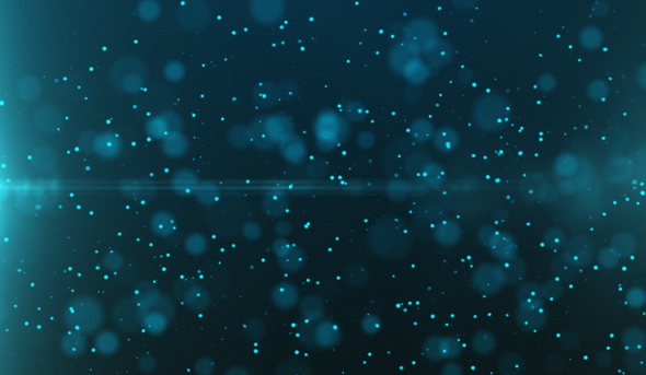 Blue Light Particle Background