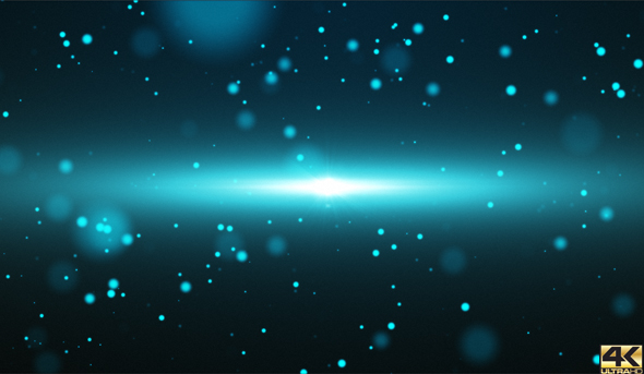 Blue Wind Particle Background 4K