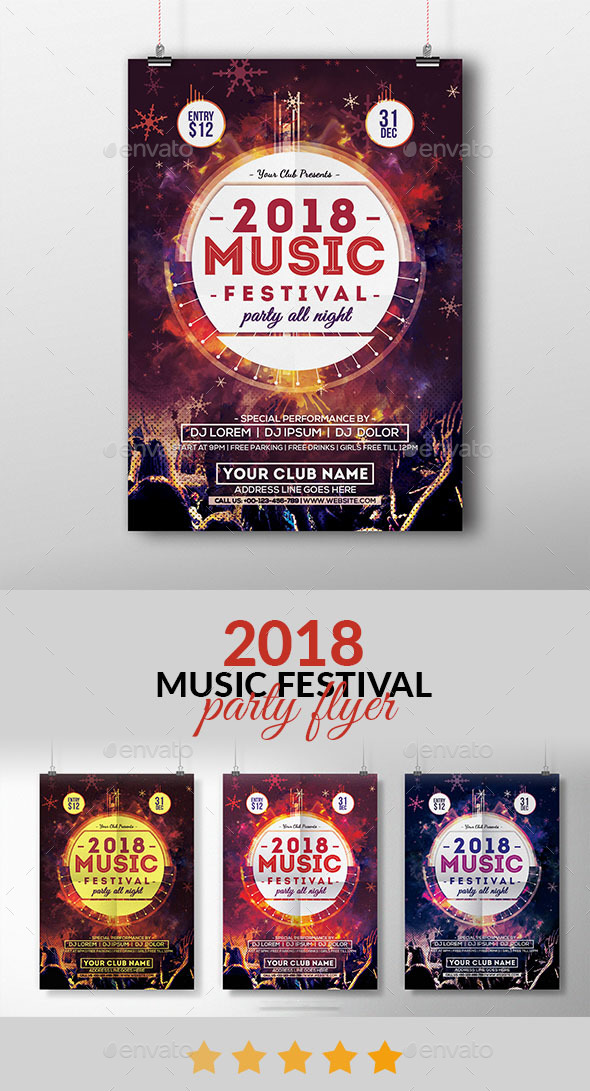 2018 Music Festival Flyer