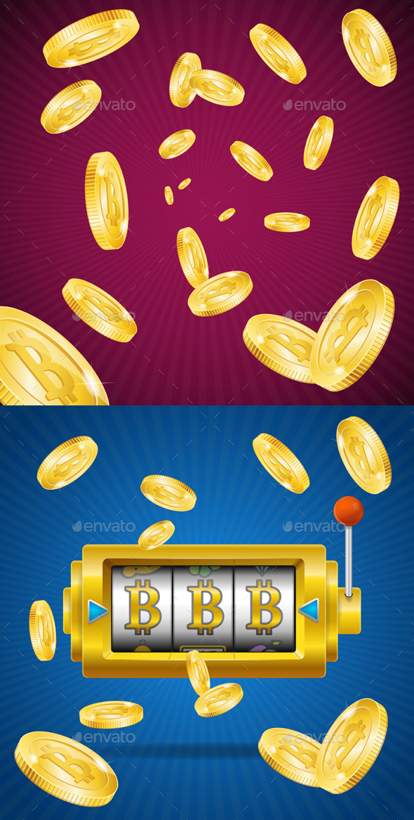 Golden Bitcoin Mining Concept Win - Miscellaneous Conceptual